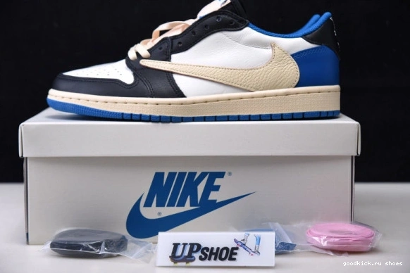 Retro Jordan x 1 OG Low SP Travis DM7866-140 Scott Fragment 0418